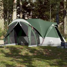 vidaXL (Green) Family Tent Tipi 8-Person Lightweight Camping Tent Green Waterproof