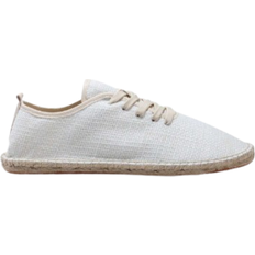 50 - Herre/Unisex Espadrillos Shein Men & Women Canvas Loafers Rope Sole Casual Slip-On Flats, Striped Woven Non-Slip Fisherman Shoes, Unisex Solid Color Lace-Up Espadrilles (For Wide Feet, Please Order One Size Up)