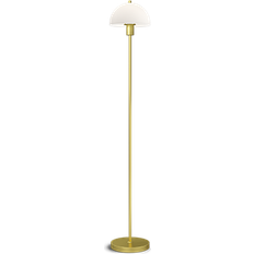 Vidrio Lámparas de Pie Herstal Vienda 125 cm H x 20 cm W x 20 cm D - Brass/Opal Floor Lamp