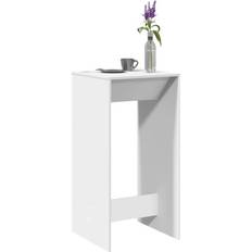 Wood Bar Tables vidaXL White 51 x 50 x 103.5 cm Engineered Wood Bar Table