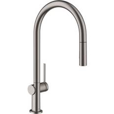 Hansgrohe Brushed Kitchen Taps Hansgrohe Talis M54 Einhebel-Küchenmischer 210 Black