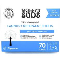 Molly's Suds Detergent Sheets 70 Loads Peppermint 35 Sheets