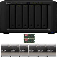 DLNA - Ethernet NAS-Server Synology DS1621+ (0 TB) NAS Schwarz