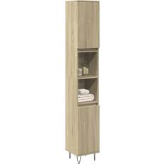 vidaXL Badschrank Sonoma-Eiche 30 x 30 x 190 cm