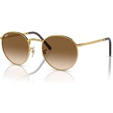 Ray-Ban Women Sunglasses Ray-Ban New Round RB3637 001/51 - Arista Gold