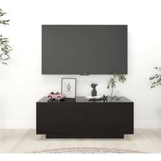 Panneau de particules Meubles vidaXL Noir 100 x 35 x 40 cm Meuble TV