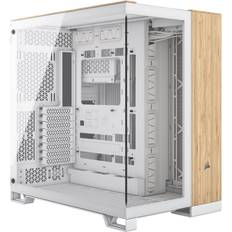 Corsair Rechnergehäuse Corsair 6500X Mid Tower E-ATX Seitenteil Mit Fenster Glas Weiß