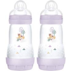 Mam easy start anti colic bottle pink 260ml 2pk