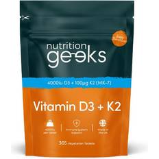 Nutrition Geeks Vitamin D3 4000iu + K2 365 pcs