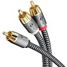 Subwoofer kabel 10m Goobay RCA - 2RCA M-M 10m