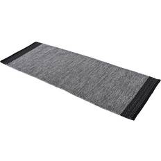 Mia Hand Woven Flatweave Cotton Rug 80 x 300 cm Grey