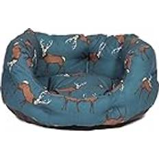 Woodland Stag Deluxe Slumber Bed X-Large 100 cm x 78 cm x 31 cm