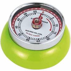 Green Kitchen Timers Zassenhaus Magnetic Retro 60 Minute 1.5 H x 2.75 W x 2.75 D in Porcelain Kitchen Timer