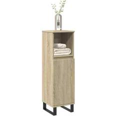 Muebles de Baño vidaXL Bathroom Cabinet Sonoma Oak 30 x 30 x 100 cm