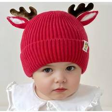 Cheap Beanies Shein T Baby Hat Warm Knitted Deer Antlers Hat Toddler GirlsBoys Winter Thick Beanie For Outdoor