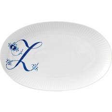 Royal Copenhagen Blue Fluted Pl Alphabet 23 cm Z
