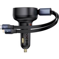 60W Billaddare Med USB-C Lightning
