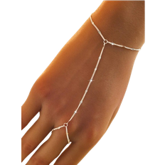 Shein Armbänder Shein Symfny 1pc 925 Sterling Silver Minimalist & Stylish Beads Chain Ring Bracelet