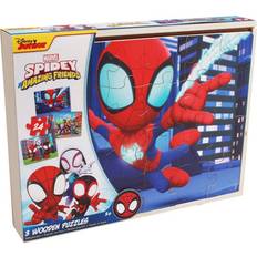 Jigsaw Puzzles Disney Junior Marvel Spidey Amazing Friends Puzzle 3x24 Pieces