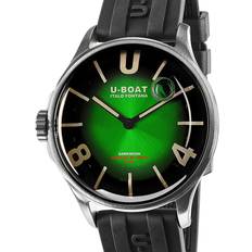 U-Boat Rannekellot U-Boat 9502/a darkmoon 40mm green ss soleil wristwatch