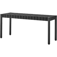 Svart Sittebenker &Tradition TK4 Betty Bench Small B 105 cm Black/Black Linen Siddebænk