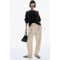 H&M Damen Hose im Tapered-Schnitt Beige