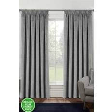 Red Curtains Enhanced Living Oxford Velvet Curtain - Red - 117 x 183 cm