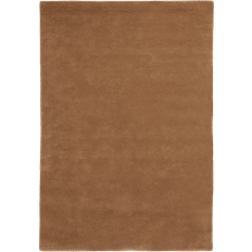 ferm LIVING Stille Tufted Tæppe 140x200 - Uldtæpper Bomuld Toffee Brun cm