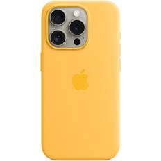 Handyzubehör Apple Silikon Case iPhone 15 Pro Warmgelb