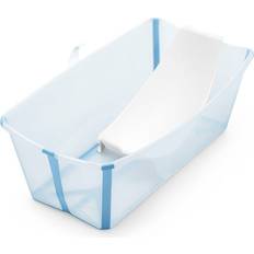 Stokke Flexi Bath Bundle med Värmekänslig Propp (Glacier Blue)