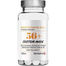 Biosalma d3 vitamin BioSalma Multivitamin 56+ D3++ 100 stk