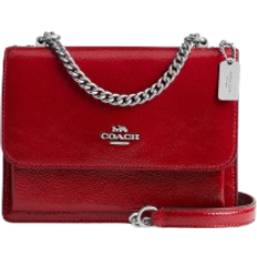 Coach Mini Klare Crossbody Bag - Novelty Leather/Silver/Red