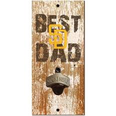 Bottle Openers Fan Creations San Diego Padres 5'' x 12'' Best Dad Bottle Opener