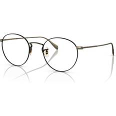 Oliver Peoples Gold Ov1186 Coleridge Metal and Acetate Round-frame 47mm GOLD