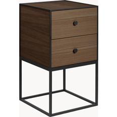 Grå - Natur Skænke Audo Copenhagen Frame 35 Sidebord Med 2 Skuffer BL39416 Skænk