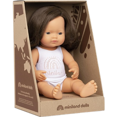 Miniland Baby Doll Brunette Girl 38cm