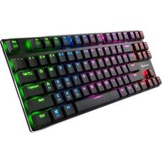 Sharkoon PureWriter TKL RGB USB Allemand Noir