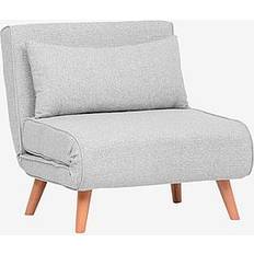 Hanah Home Andrarum Folde Teddy Bäddfåtölj 2-sits Grå Soffa 3-sits