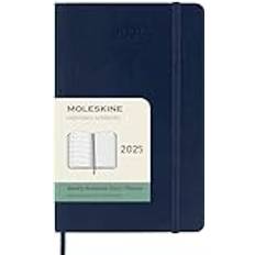 Moleskine 2025 Kalender S Uge Poc. Blå