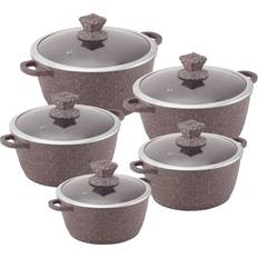 Sq Professional Nessa Granum Ghadeer Brown Cookware Set with lid 5 Parts