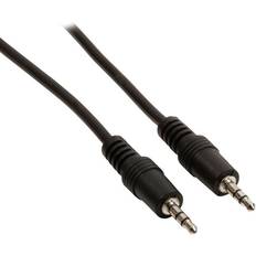 Nedis Stereoljudkabel 3,5 mm Kontakt 1,00 m Rund Svart 1m