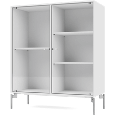 35.0 cm Glass Cabinets Montana Ripple II Vitrinenschrank 69.6x82.2x30 cm New White Vitrine