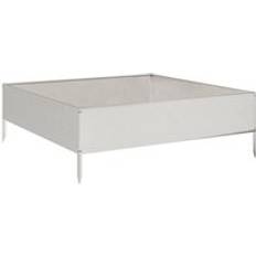 vidaXL Garden Raised Bed 100x100x33.5 cm Stainless Steel