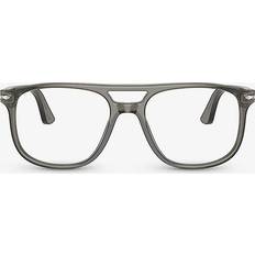 Persol Grey Po3329v Greta Pilot-frame Acetate Sunglasses GREY