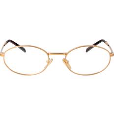 Bronzo Occhiali Prada da vista Pr a57v cod. colore 7oe1o1 Donna Rotonda Marrone