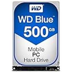 Western Digital WD Blue 500 GB intern mobil hårddisk (9,5 mm höjd 5400 rpm SATA 6 Gb/s 8 MB Cache 6,4 cm 2,5 tum) RoHS-kompatibel intern