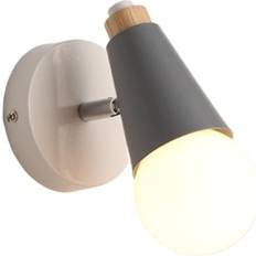 ZerAph Adjustable Industrial Grey Wall Light