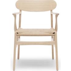 Carl Hansen & Søn Köksstolar Carl Hansen & Søn CH26 Tvålad Ek Naturflätat Papperssnöre Köksstol