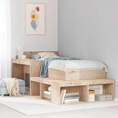 Beds & Mattresses vidaXL Bed Frame Without Mattress 80x200 cm Solid Wood Pine