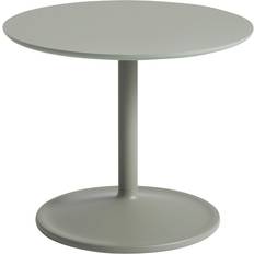 Grøn Småborde Muuto Soft Side Table Ø48 x H40 cm Dusty Green Laminate Småbord 48cm
